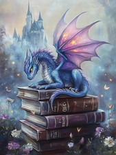Dragon Diamond Painting Kits for Adults, Book Diamond Art Kits for Adults Beginn
