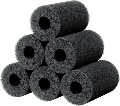 6 Pack Pre-Filter Sponge, Aquarium Filter Sponge 0.8'' Intake Sponge Foam Roll fo