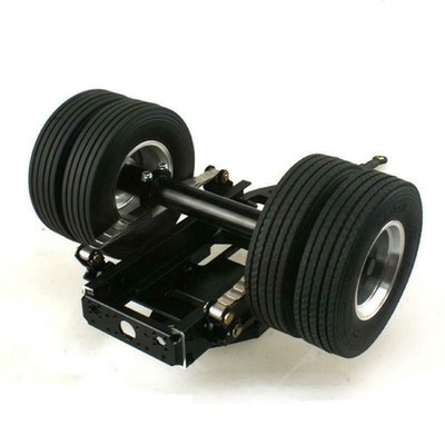 LESU Metal Trailer 25.5*18.2*14CM for 1/14 Radio Control TAMIYA Tractor Truck