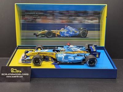 Minichamps Renault R26 Fernando Alonso British GP 1/18 Scale Ltd