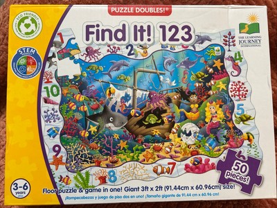The Learning Journey Puzzle Find It! 123 - 50 Pieces - NIB