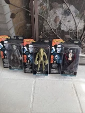 BendyFigs Universal Monsters Lot Of -3 Dracula,Frankenstein,BlackLagoon Creature