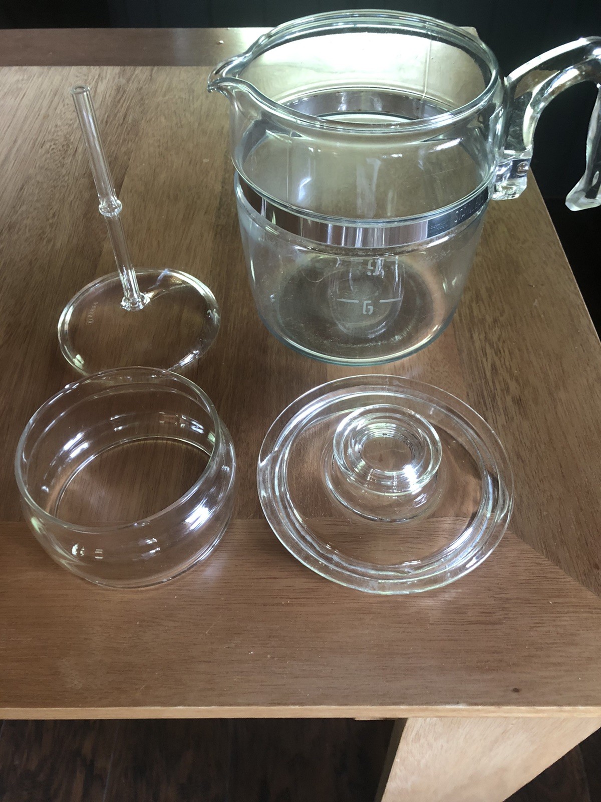 Vintage Pyrex Glass Percolator 9 Cup Flameware 7759 B Coffee Pot 🔥