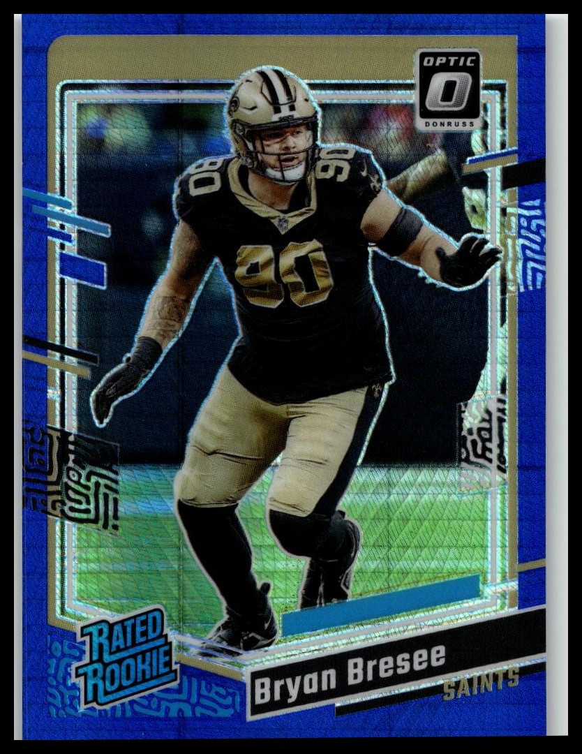 2023 Donruss Optic #276 Bryan Bresee Blue Hyper