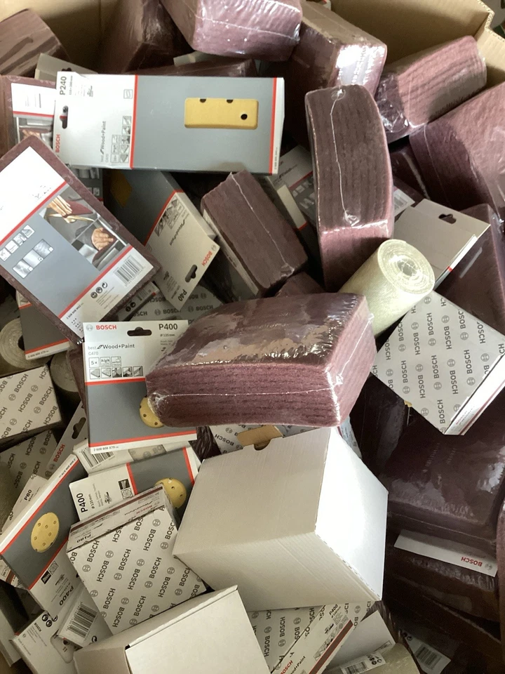 2 kg Bosch Restposten Werkzeug Zubehör Schleifpapier Sonderposten - Bild 3 von 3