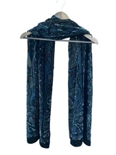 J. Jill Beaded Velvet Scarf Wrap