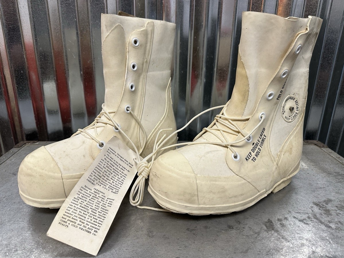 a*様 military bunny boots 12R US Military Mickey Mouse Bunny Boots Extreme Cold Vapor Barrier