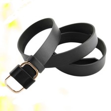 1Pc PU Belt Waist Belt Fashion Jeans Pants for Women Ladies Black 