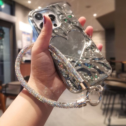 Bright Rhinestone Phone Lanyard Diamond Crystal Keychain Phone Accessories - Photo 8 sur 21