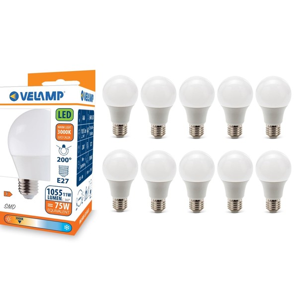 Velamp Led-GlüHbirne A60 E27 12W 3000K 10Er-image