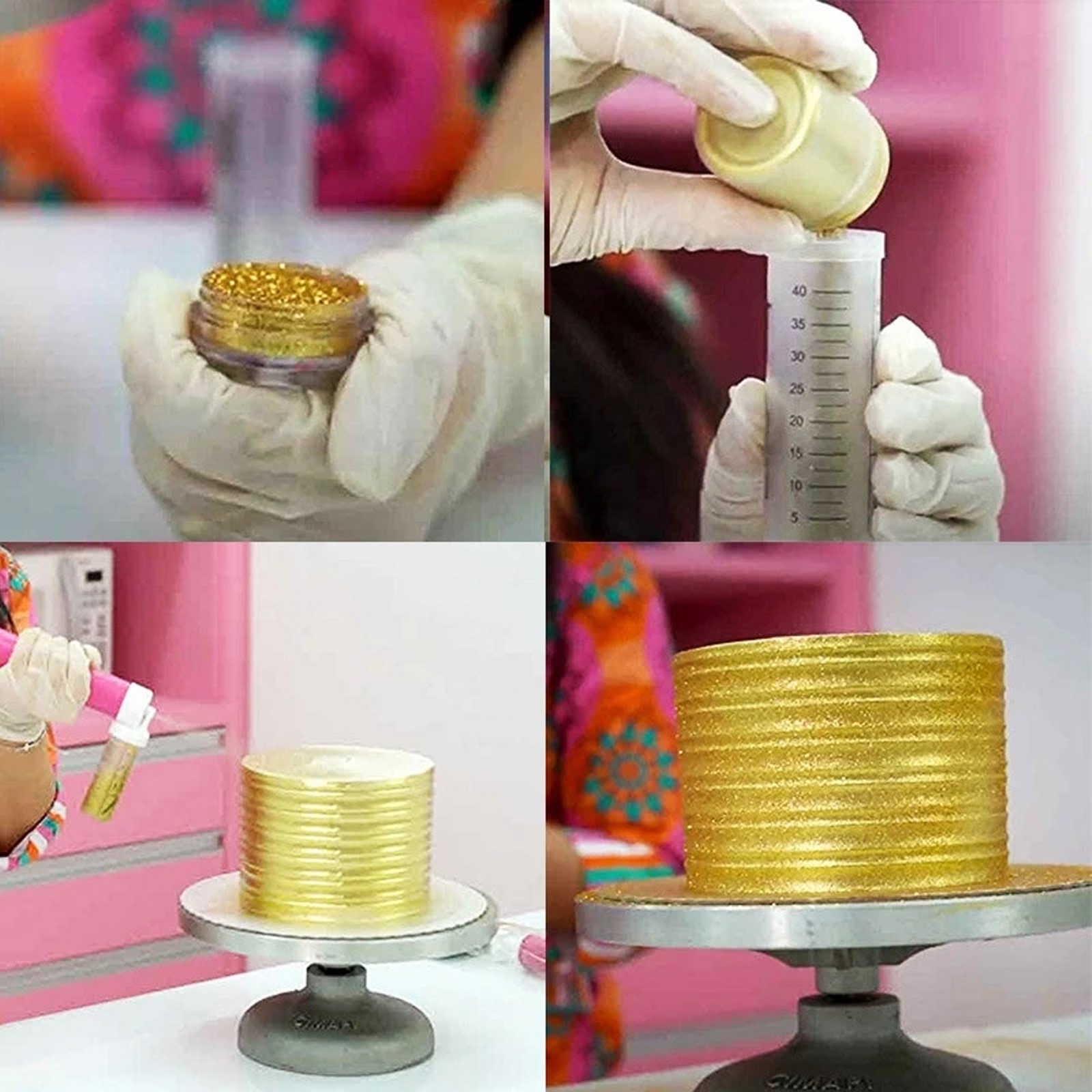 NEW Manual Cake Duster Multifunction Plastic Cake Coloring Sprayer For Baking