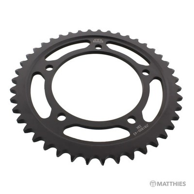 Kettenrad Teilung 530 Zähne 43 Stahl schwarz JTR1800.43ZBK, JTR1800.43ZBK