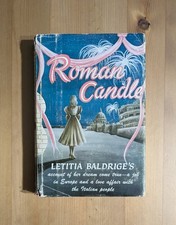 Roman Candle by Letitia Baldrige, Hardcover w/ Dust Jacket