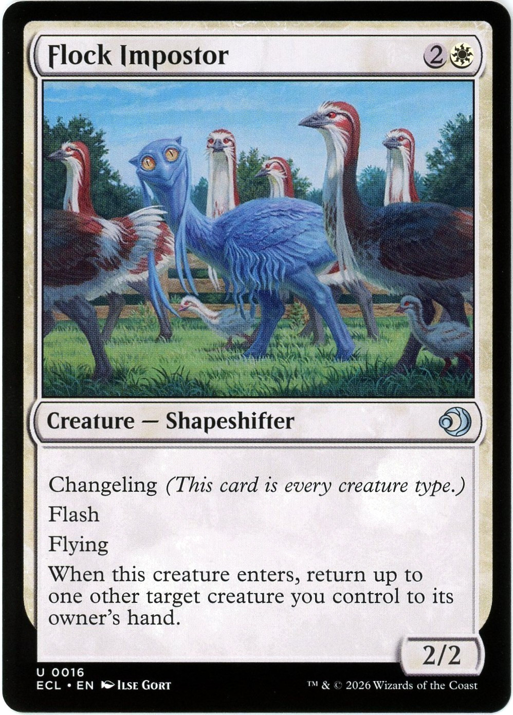 Flock Impostor - 0016 - Lorwyn Eclipsed ECL - MTG - NM/M