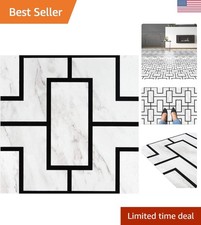 Transformative Retro 12x12 Vinyl Tiles - Stylish Easy Peel Stick Solution