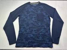 SMARTWOOL Classic Thermal Merino 250 Base Layer Crew Camo Small