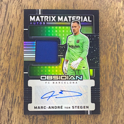 Panini Obsidian Soccer Marc-André ter Stegen Auto Mem #MA-MTS /199 FC Barcelona
