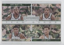 2019 Contenders Team Quads Cracked Ice 15/25 Eric Bledsoe Khris Middleton 18wr