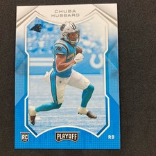 Chuba Hubbard 2021 Panini Playoff Rookie Card #234 Carolina Panthers. rookie card picture