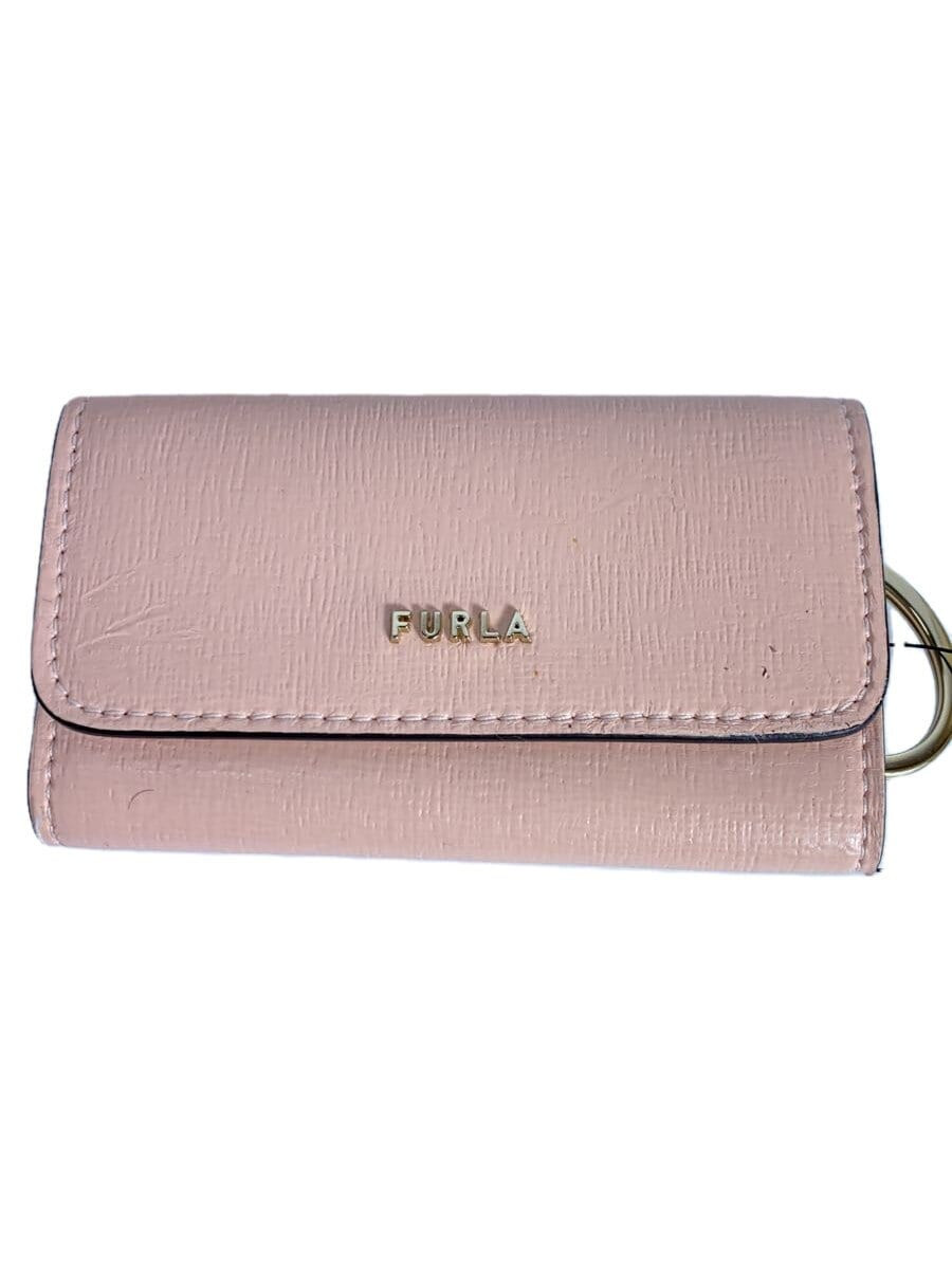 FURLA Key Case Leather PNK Ladies