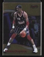 1998-99 Bowman's Best #92 Hakeem Olajuwon Houston Rockets Near Mint or Better