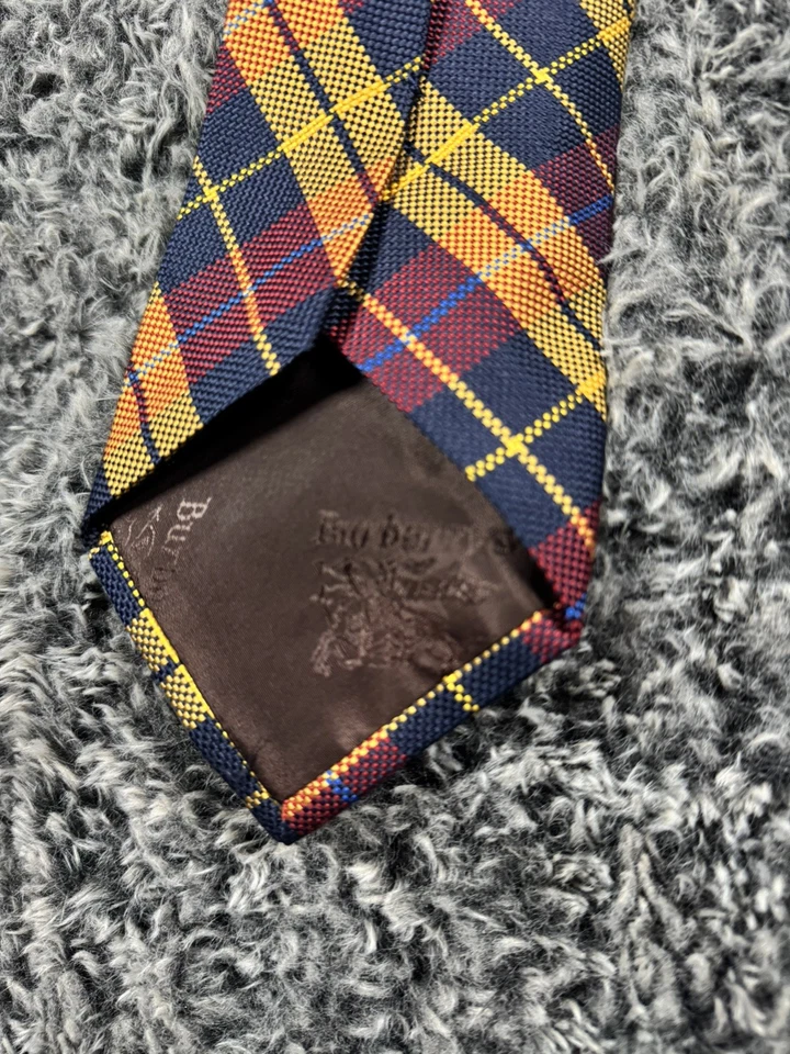 Corbata de seda a cuadros multicolor Burberrys para hombre Burberry Foto 4 de 4