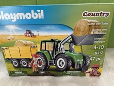 Playmobil Country 9317 Traktor mit Anhänger nagelneu in OVP