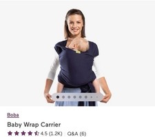 Boba Baby Wrap Carrier Navy Blue