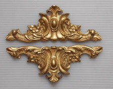 One Pair Of Pediment Mouldings Ornate Style Decorative Mouldings