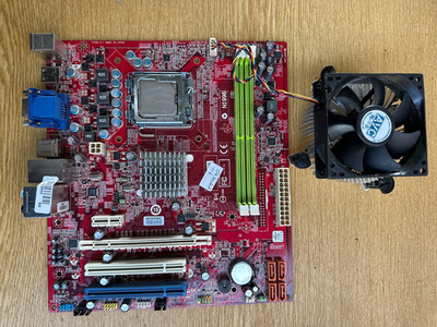 MSI MS-7366 ver. 3.1 Mainboard LGA775 DDR2 Bundle CPU E5400 + Kühler