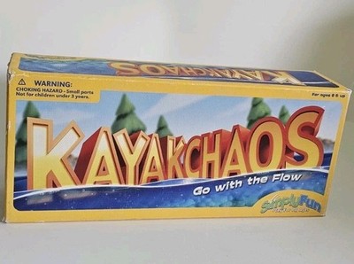 Simply Fun Boardgame Kayak Chaos Box Complete VG+ Ages 8 And Up