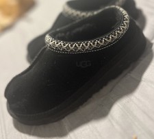 UGG Unisex Kid's Suede Tasman II Slippers 1019066K Black Size US 13 UK 12 EU 31