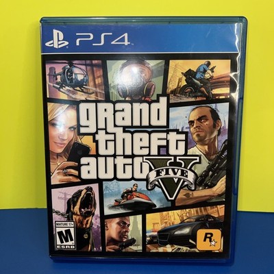 Grand Theft Auto GTA V - Sony Playstation 4 Complete With Manual And Map - Mint