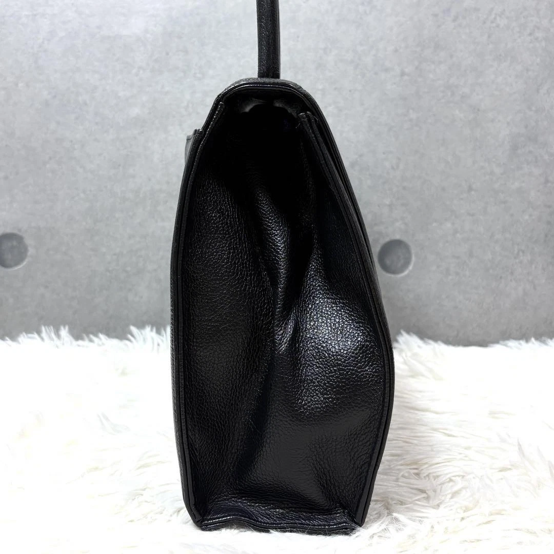 SAINT LAURENT (YSL) Borsa a mano Yves Saint Laurent logo Cassandra formale nera