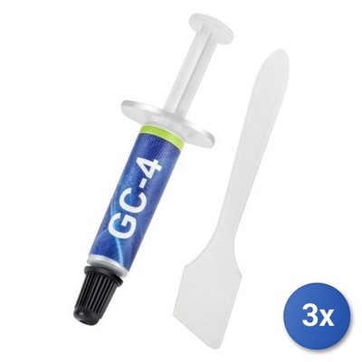 3x Manhattan ICPU GE GC4A Wärmeleitpaste