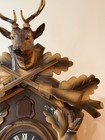 Large Antique E. Schmeckenbecher Black Forest West Germany Hunter’s Cuckoo Clock — photo 4