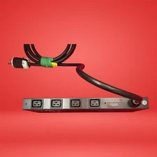 HP Rackmount PDU 6-Outlet 24A 100-127V Power Distribution Unit