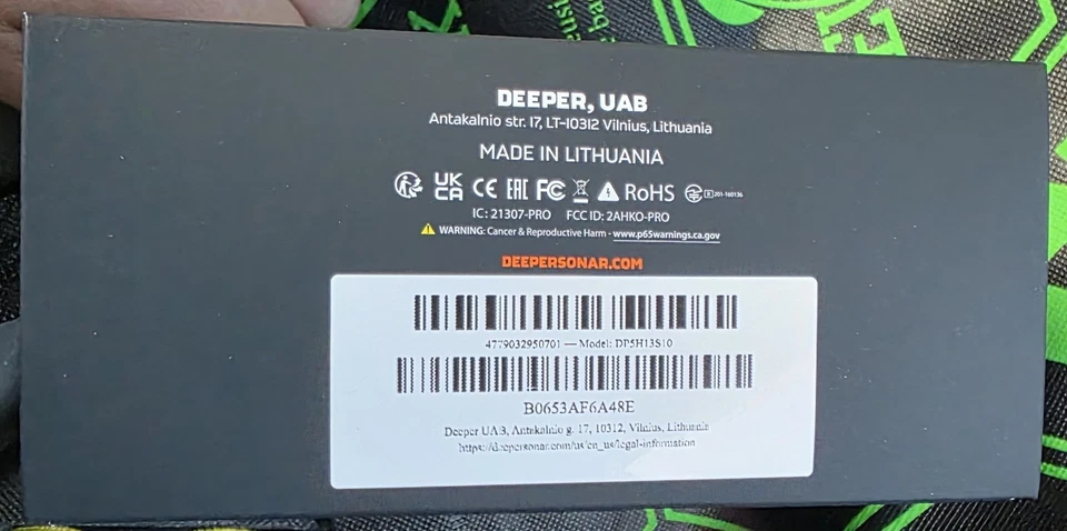 Deeper PRO+ 2 (Plus 2) Sonar Fish Finder For Smartphones and tablets New Model - Image 2 of 4