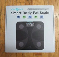 Run Star Smart Body Fat Scale - 15 Essential Composition Metrics - 400 lB Cap