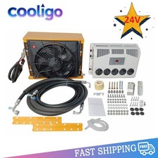 24v Cooling Air Conditioner Split Kits For Rv Semi Truck Cab Caravan Bus Vehicle