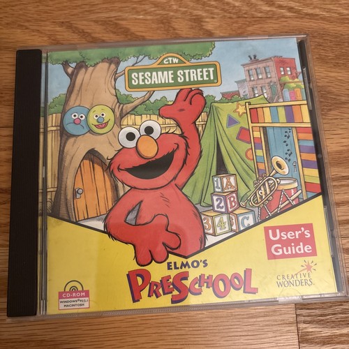 Sesame Street: Elmo's Preschool (PC Windows 95 CD-ROM 1996) Computer ...