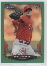 2013 Bowman Draft Chrome Green Refractor 39/75 Tony Cingrani #25 0g4