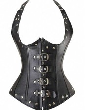 Black Underbust Corset Size S