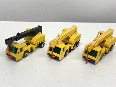 Matchbox Superfast No.49 Crane Truck x3 verschiedene Variationen
