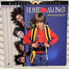 Home Alone 3 Laserdisc  1997 Widescreen 0276385 John Hughes - Tested 