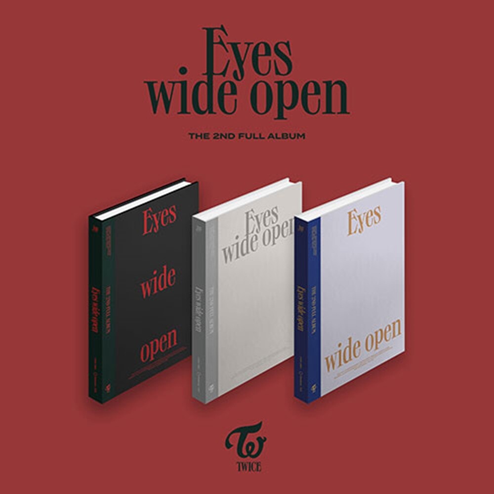 TWICE 2nd Album [Eyes wide open] CD+Book+M.Card+Lyric+5p P