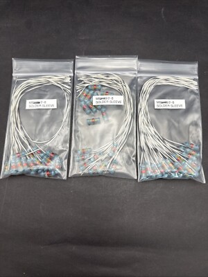Raychem S02-08-S M83519/2-8 Solder Sleeve With 22 AWG Wire Lot of 66 *NEW*