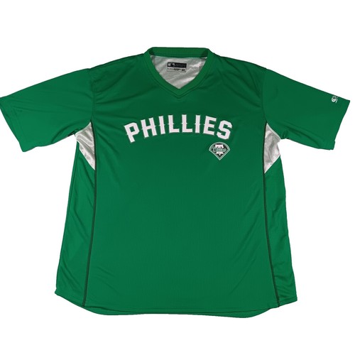Majestic Philadelphia Phillies Shane Victorino #8 Red T-Shirt