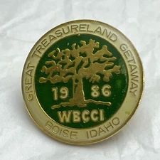 Boise Idaho City State Enamel Lapel Hat Pin Pinback