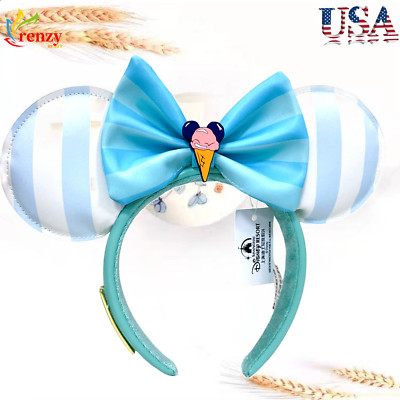 US Loungefly Disney Parks Beach Club Resort Minnie Mouse Ears Headband